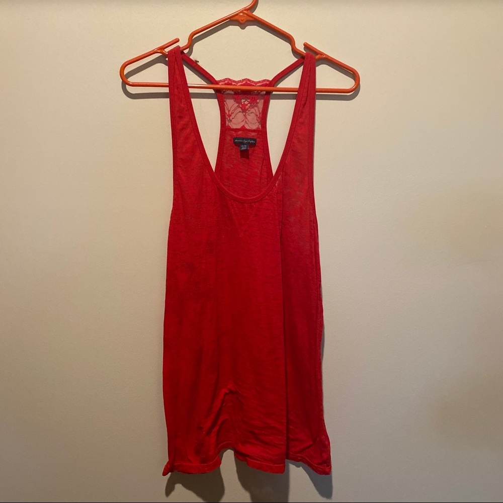 American Eagle Burn Out Racerback Tank